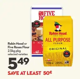 Longo's Robin Hood or Five Roses Flour offer