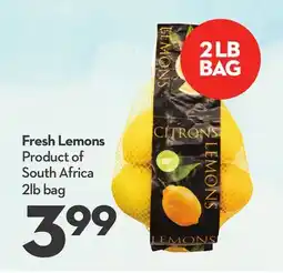 Longo's Fresh Lemons offer