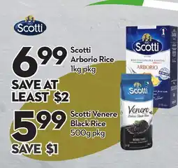 Longo's Scotti Arborio Rice offer