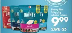 Longo's Dainty Rice offer