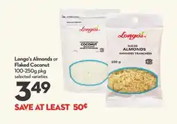 Longo's Longo's Almonds or Flaked Coconut offer