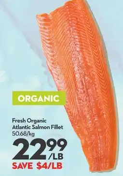 Longo's Fresh Organic Atlantic Salmon Fillet offer