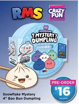 Showcase Snowflake Mystery 4 Bao Bun Dumpling offer