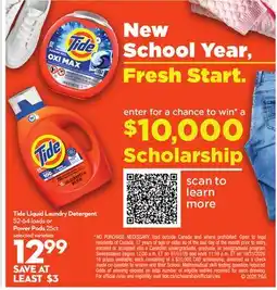 Longo's Tide Liquid Laundry Detergent offer