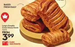 Longo's Longo's Pumpkin Cream Cheese Danish offer