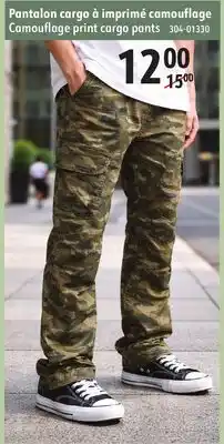Sushi Shop Camouflage print cargo pants offer
