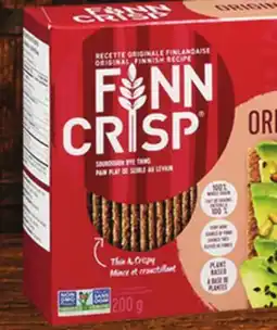 Longo's Finn Crisp Sourdough Rye Thins offer