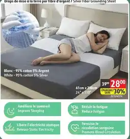 Sushi Shop Silver Fiber Grounding Sheet offer