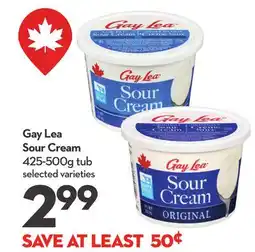 Longo's Gay Lea Sour Cream offer