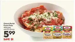Longo's Ontario Ravioli Frozen Pasta offer