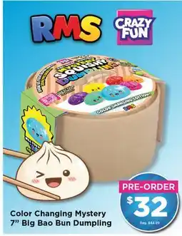 Showcase Color Changing Mystery 7 Big Bao Bun Dumpling offer