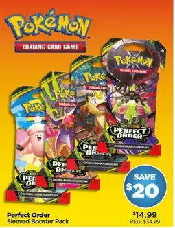 Showcase Perfect Order Sleeved Booster Pack offer