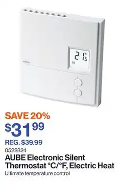 Patrick Morin Electronic Silent Thermostat °C/°F, Electric Heat offer