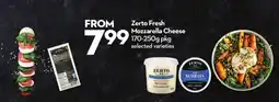 Longo's Zerto Fresh Mozzarella Cheese offer
