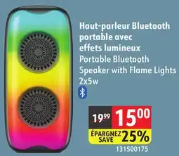 Sushi Shop Portable Bluetooth Speaker with Flame Lights offer