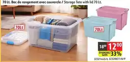 Sushi Shop Storage Tote with lid 70 Lt offer
