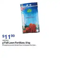 Patrick Morin Fall Lawn Fertilizer offer