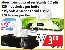 Sushi Shop 2 Ply Soft & Strong Facial Tissue 120 Tissues per Box offer