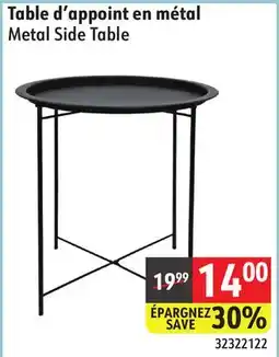 Sushi Shop Metal Side Table offer