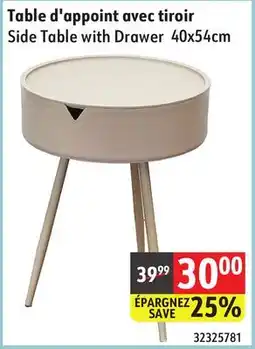 Sushi Shop Side Table with Drawer 40x54cm offer