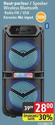 Sushi Shop Speaker Wireless Bluetooth Radio FM / USB Karaoke Mic input offer