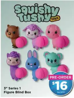 Showcase Squishy Tushy toys offer