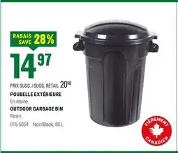 BMR POUBELLE EXTERIEURE offer