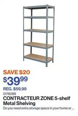 Patrick Morin 5-shelf Metal Shelving offer