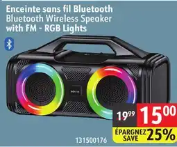 Sushi Shop Bluetooth Wireless Speaker with FM - RGB Lights offer