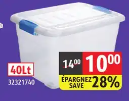 Sushi Shop SELECTION OF STORAGE BIN WITH LID AND LATCHING BUCKLES offer