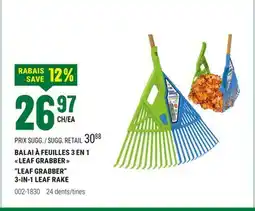 BMR BALAI À FEUILLES 3 EN 1 LEAF GRABBER offer