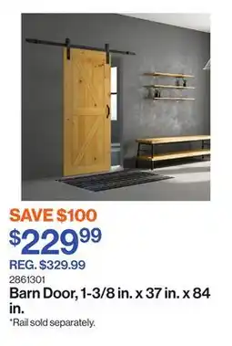 Patrick Morin Barn Door, 1-3/8 in. x 37 in. x 84 in offer