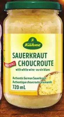 Longo's Kuhne Sauerkraut with Wine offer