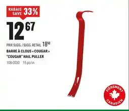 BMR BARRE À CLOUS  COUGAR  offer