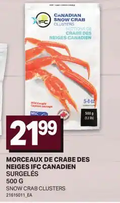 L'Intermarché MORCEAUX DE CRABE DES NEIGES | SNOW CRAB CLUSTERS offer
