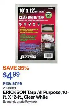 Patrick Morin Tarp All Purpose, 10-ft. X 12-ft., Clear White offer