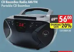 Sushi Shop CD BoomBox Radio AM/FM Portable CD Boombox offer