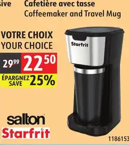 Sushi Shop Starfrit Coffeemaker and Travel Mug offer