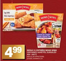 L'Intermarché REPAS OU ENTRÉES | MEALS OR APPETIZERS offer
