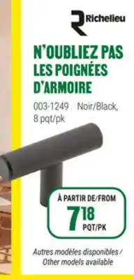 BMR N'OUBLIEZ PAS LES POIGNÉES D'ARMOIRE offer