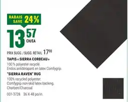 BMR TAPIS SIERRA CORBEAU offer