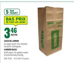 BMR SACS DE JARDIN offer