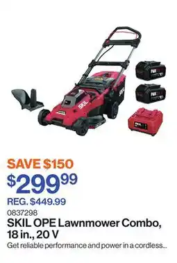Patrick Morin OPE Lawnmower Combo, 18 in., 20 V offer