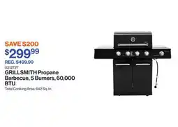 Patrick Morin Propane Barbecue, 5 Burners, 60,000 BTU offer