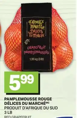 L'Intermarché PAMPLEMOUSSE ROUGE | RED GRAPEFRUIT, 3 LB offer