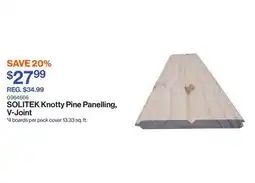 Patrick Morin Knotty Pine Panelling, V-Joint offer