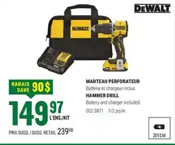 BMR DEWALT MARTEAU PERFORATEUR offer