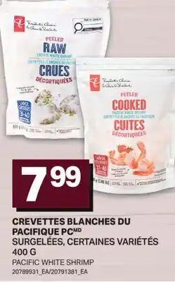 L'Intermarché CREVETTES BLANCHES DU PACIFIQUE | PACIFIC WHITE SHRIMP offer