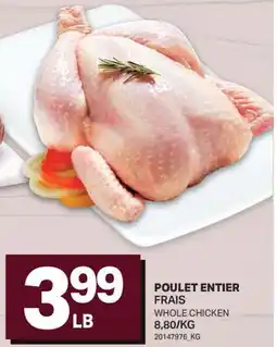 L'Intermarché POULET ENTIER | WHOLE CHICKEN offer