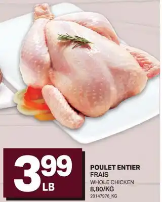 L'Intermarché POULET ENTIER | WHOLE CHICKEN offer